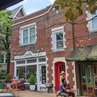 Building at Seedz Cafe in St Louis