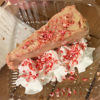candy cane cheesecake!  at Seedz Cafe in St Louis