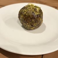 pistachio bite!  at Seedz Cafe in St Louis