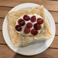 butter cream pastry!  at Seedz Cafe in St Louis