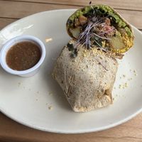 breakfast burrito!  at Seedz Cafe in St Louis