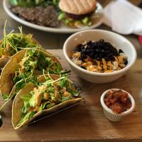 Street Tacos. Fresh Jalapeños, if sensitive to spice, do not eat this at Seedz Cafe in St Louis