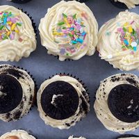 Mix of vegan cupcakes  at Lilys Vegan Cakes  in Watford