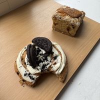 lotus cake and oreo cookie  at Lilys Vegan Cakes  in Watford
