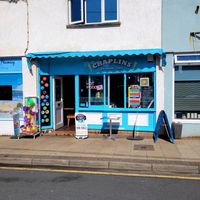 Chaplin's Ice Cream & Coffee Bar Outside at Chaplin's Ice Cream & Coffee Bar  in Rhosneigr
