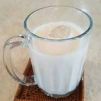 House made lassi at Kitten Company in Kyoto