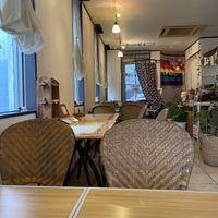seating area  at Kitten Company in Kyoto