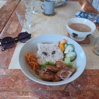 Stir fry at Kitten Company in Kyoto