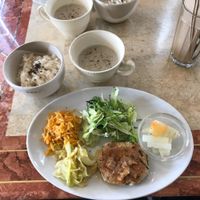 Lunch plate at Kitten Company in Kyoto