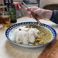 Curry and rice  at Kitten Company in Kyoto
