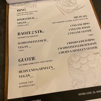 Menu  at Alley 28 Asian Bistro in Graz