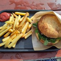 Burger at Madam Felle in Bergen