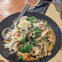 Cogumelos com leite de coco at Almansor in Montemor-o-novo