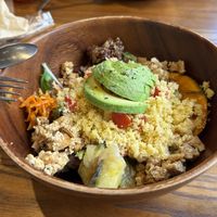 vegan avokado bowl  at Koru in Tokyo