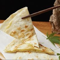 榴莲芝士三角饼  at Wújìn Xǐ Plant Cuisine - 无尽喜·植物料理 in Hangzhou