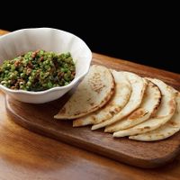 傣味豇豆皮塔饼  at Wújìn Xǐ Plant Cuisine - 无尽喜·植物料理 in Hangzhou