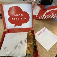 “Vegan Tuna” option   at FOCACCIAMO in Osaka