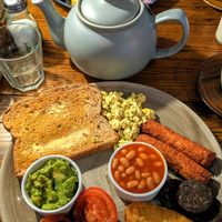 Vegan breakfast at The Queens Hotel in Lytham St Annes