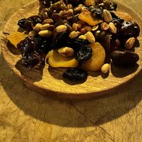 Assorted nuts and dried fruit. at Shavi Lomi - შავი ლომი in Tbilisi