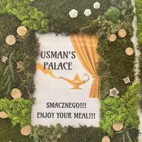 Usmans palace enjoy your meal  at Usman's Palace in Poznan