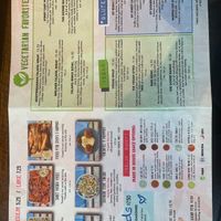 Menu back at Spitz in Bozeman