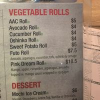  at Wonita Sushi in Brookfield