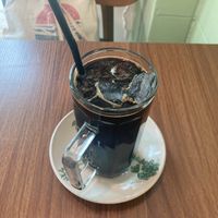 Black coffee  at Greenbite Veggie Cafe in Malacca