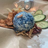 Nasi lemak  at Greenbite Veggie Cafe in Malacca