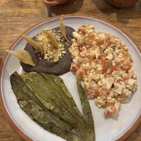 Tofu a La mexicana  at Na Tlali - Reforma in Mexico City
