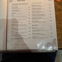 Menu - 1  at Na Tlali - Reforma in Mexico City