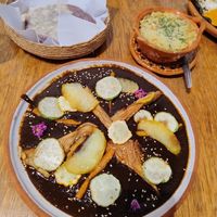 Muy rica la papa, demasiado dulce el mole para mi gusto at Na Tlali - Reforma in Mexico City