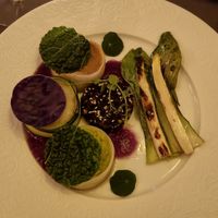 Alheira and 3 different mashes. Really well balanced at Em Carne Viva in Porto