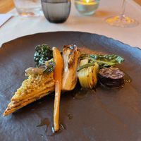 Vegan main tofu dish   at Em Carne Viva in Porto