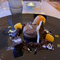 Vegan chocolate dessert   at Em Carne Viva in Porto