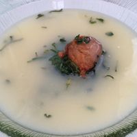 Caldo Verde - Vegan Soup at Em Carne Viva in Porto