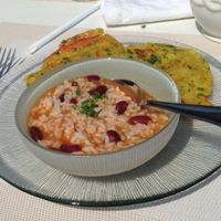 Daily menu: Vegan 'pancakes' with bean rice at Em Carne Viva in Porto