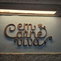 Outside details. at Em Carne Viva in Porto