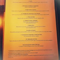 Full menu. at Em Carne Viva in Porto