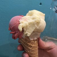 Fraise, banane, kalamansi  at L'atelier Du Flamant Rose in Sete