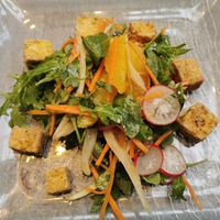 Tofu with fennel and orange salad starter at Jacobs on the Mall in Cork