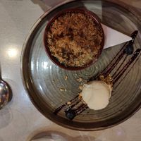 Apple crumble at Jacobs on the Mall in Cork