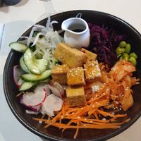 Poke bowl at The Boathouse  in Christchurch