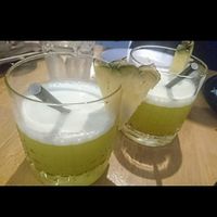 Melon and pineapple cocktail at Brother Bon in Northcote