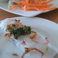 Steamed rice rolls with mushroom mince at Brother Bon in Northcote