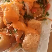 Forgot the name - something with deep fried eggplant at Brother Bon in Northcote