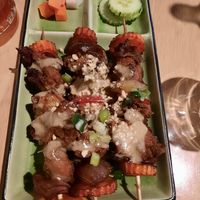 Satay skewers at Brother Bon in Northcote