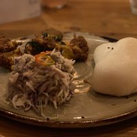 Crispy Chicken bao   at Brother Bon in Northcote