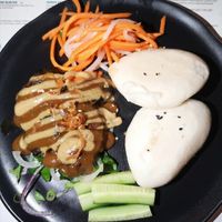 Grilled Mushroom Bao Buns at Brother Bon in Northcote