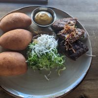 Big Mak Bao (extra serving - unfortunately an extra $9 for the third bao and Pattie so it's $31.50) at Brother Bon in Northcote