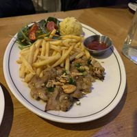 Lion’s Mane Steak Frites  at Brother Bon in Northcote